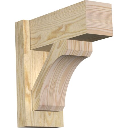 Ekena Millwork Legacy Block Rough Sawn Outlooker, Douglas Fir, 6"W x 14"D x 14"H OUT06X14X14LEC05RDF